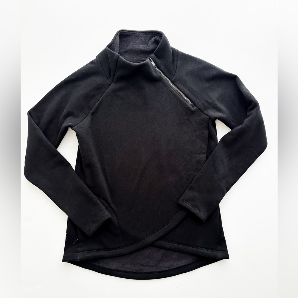 ATHLETA Cozy Karma Asym Pullover small